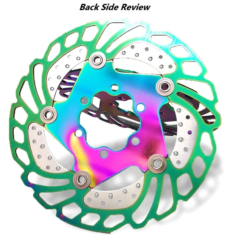 Rainbow MTB DH 140/160/180/203mm Cooling Floating Disc Brake Rotor Mountain Road Bike Colorful Brake Disc Rotors RT99 RT86