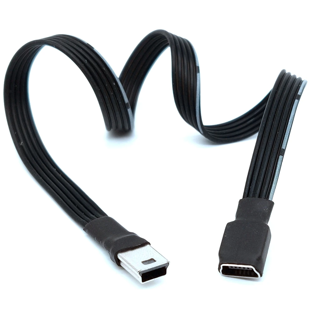 Łokieć Mini USB przedłużacz V3 adapter z gniazda męskiego na żeńskie t-port kabel do ładowarki kabel Mini USB recorder