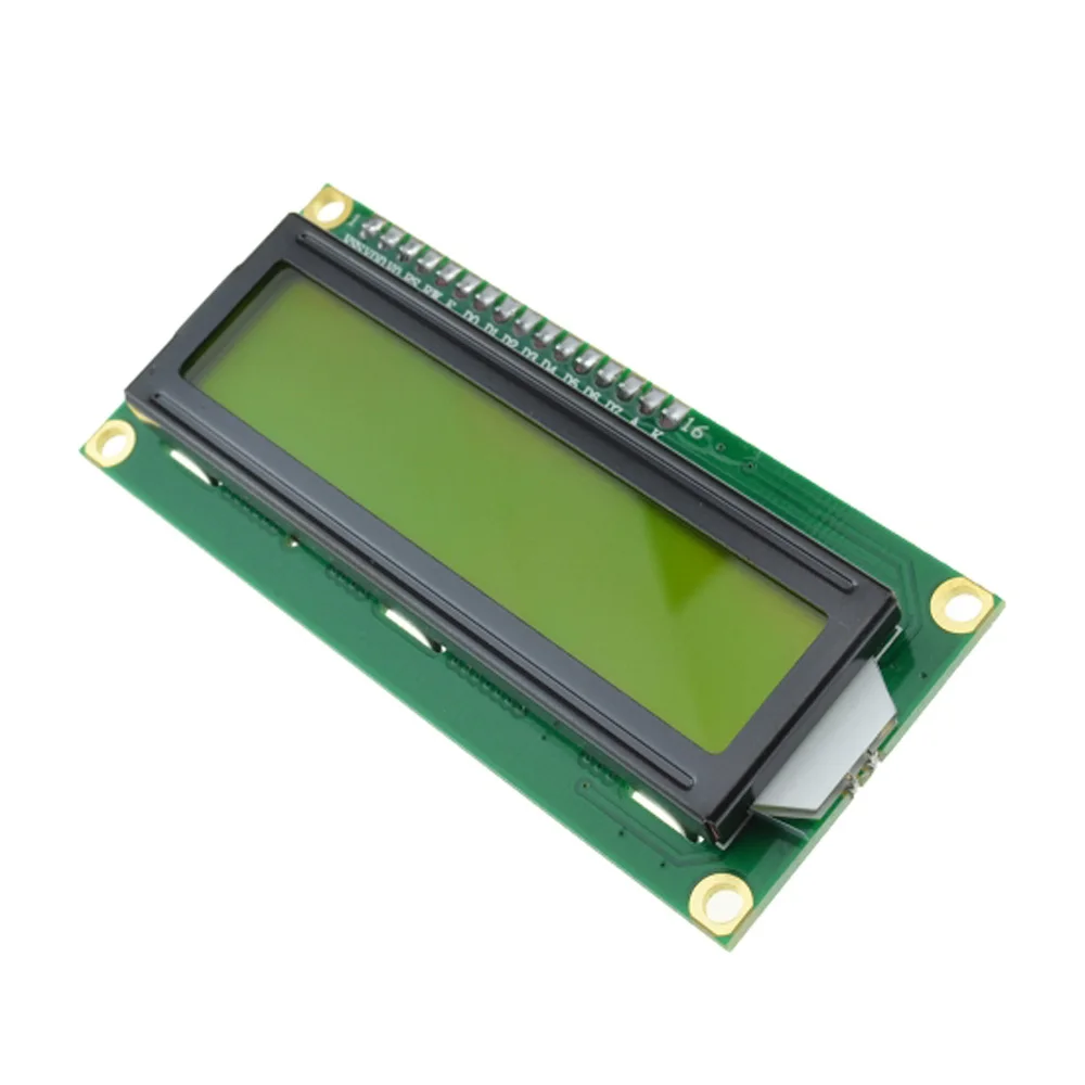 Display LCD Modulo con Giallo/Blu Blacklight 1602 5V LCD1602 PCF8574T PCF8574 IIC/I2C/Interfaccia 16x2 Carattere Per Arduino