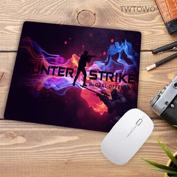 26*21cm küçük Mousepads Cs gitmek Counter Strike fare Mat DIY tasarım desen bilgisayar oyunu fare pedi masa Mat promosyon