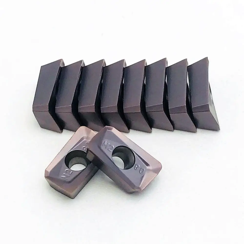 APMT1135 PDER M2 / H2 VP15TF alat pemutar, memasukkan karbida APMT 1135 wajah mesin penggilingan CNC milling cutter