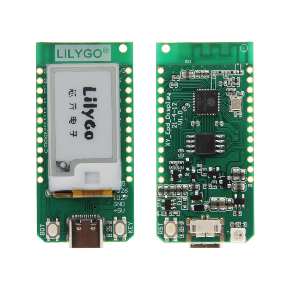 LILYGO® T-Dispay E-paper 1.02 inch Adapt to T-U2T USB To TTL Automatic Downloader