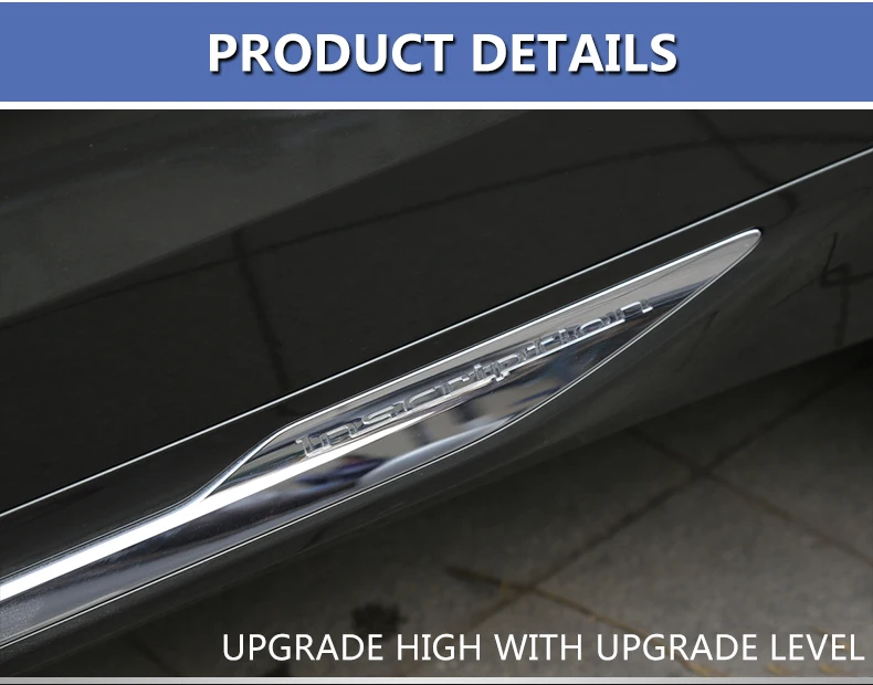 Chrom-Dekoration für Volvo XC60 2018-2026, dekorativer Glanzstreifen für die hintere Stoßstange, Edelstahl-Kofferraum-Zierleiste, Zubehör. – Detail 12