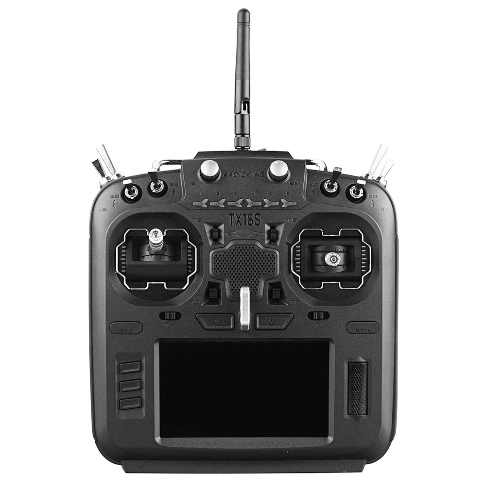 

RadioKing TX18S/Lite Hall Sensor Gimbals 2.4G 16CH Multi-protocol RF System OpenTX Transmitter for RC Drone TX18S Lite