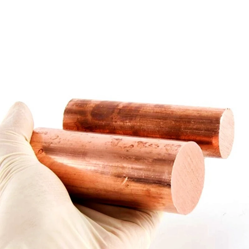 20mm Solid round pure copper rod anode electrode Cu bar cylinder stick for copper plating solution and metalworking