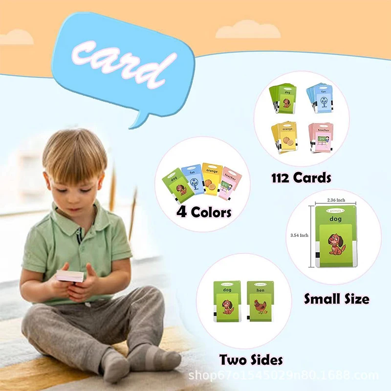 Chinese and English Bilingual Children Learning Machine Enlightenment Logical Thinking Training Early Education Card Machine #20