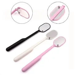 1Pc Foldable Eyelash Mirror Multifunction Checking Lash Mirror Checking Eyelashes Extension Supplies Makeup Tool