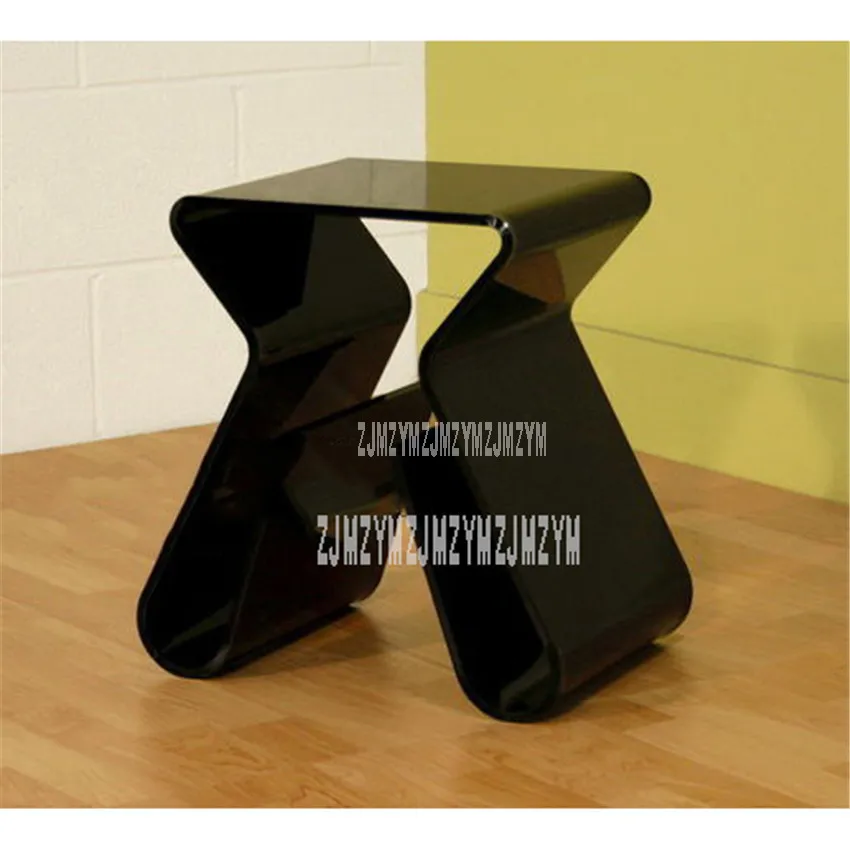 Acrylic Transparent Small Tea Table Book Magazine Shelf Creativity Colorful Office Reception Room Living Room Modern Tea Table