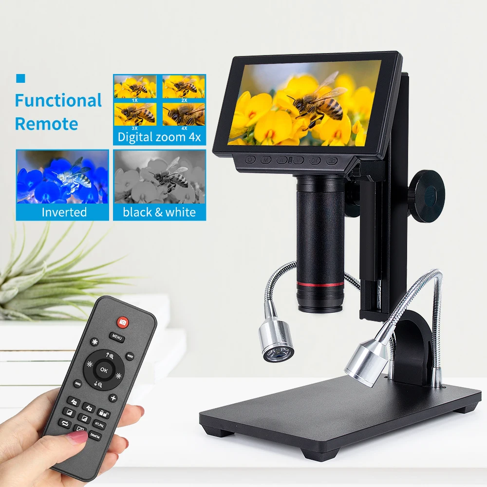 Andonstar ADSM302 HDMI/AV Digital Microscope Long Object Distance USB Digital Microscope for Phone PCB Repair Soldering Tool