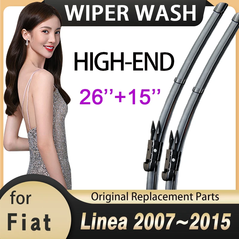 

Car Wiper Blade for Fiat Linea 2007~2015 Front Windscreen Windshield Wipers Car Accessories 2008 2009 2010 2011 2012 2013 2014