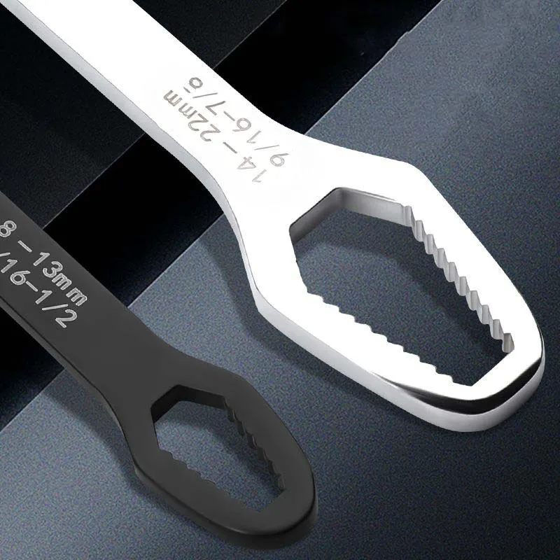 8-22mm Universal Torx Wrench Self-tightening Adjustable Glasses Wrench Board Double-head Torx Spanner Hand Tools for Factory