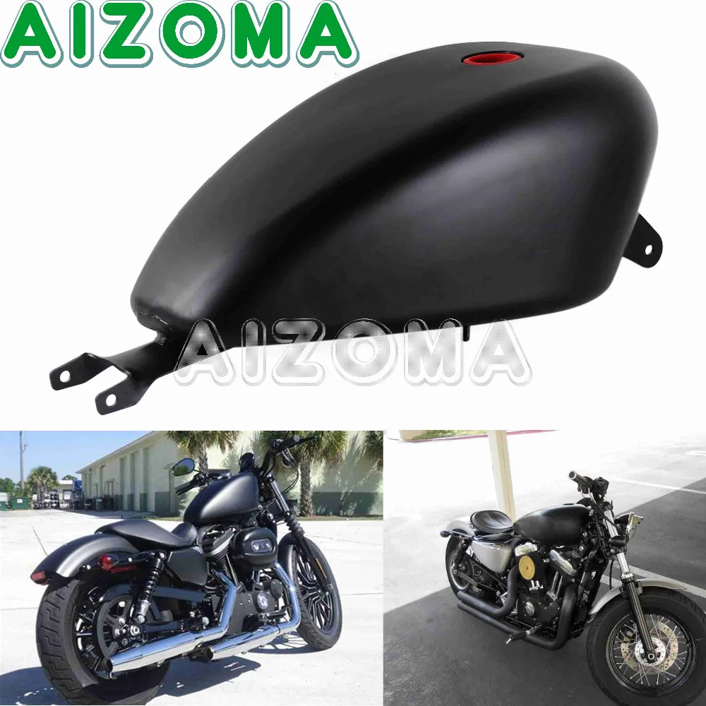 Motorcycle Oil Fuel Tank 3.3 Gal Gas Tank for Harley XL 883 1200 Sportster Forty-eight SuperLow Custom Seventy-two 2007-2021