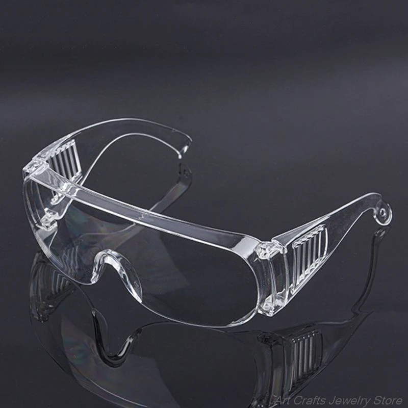 Safety Glasses Protective Equipment, PPE, Eyewear Protection, Clear High Impact, Vented Sides, For Constructio A27 21