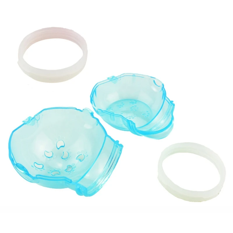 Transparent Hamster External Bathroom Pipe Cage Shower Bath Tub Plastic Small Pet Bath Basin Bathroom Container Sandbox