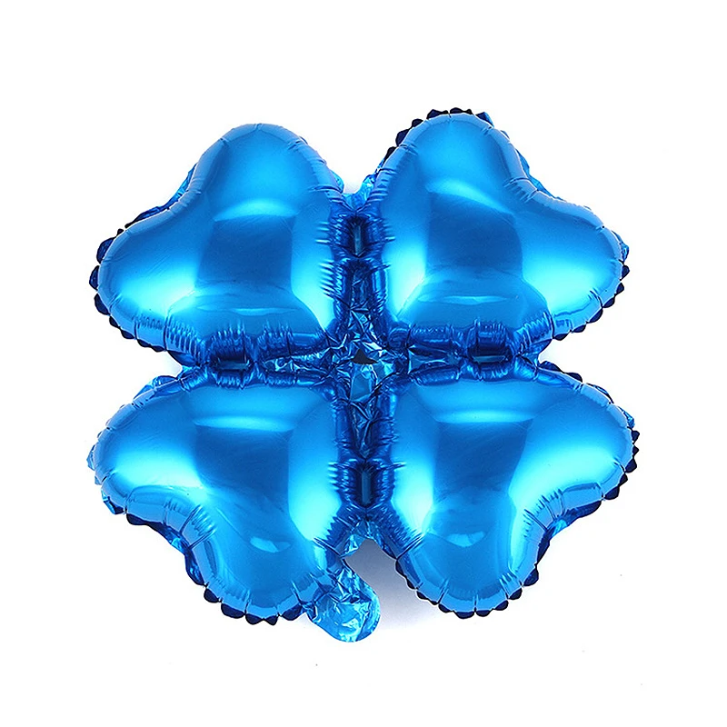 18inch Wedding Birthday Party Decoration Christmas Scene Layout Aluminum Foil Baloon Clover Aluminum Film Helium Balloon