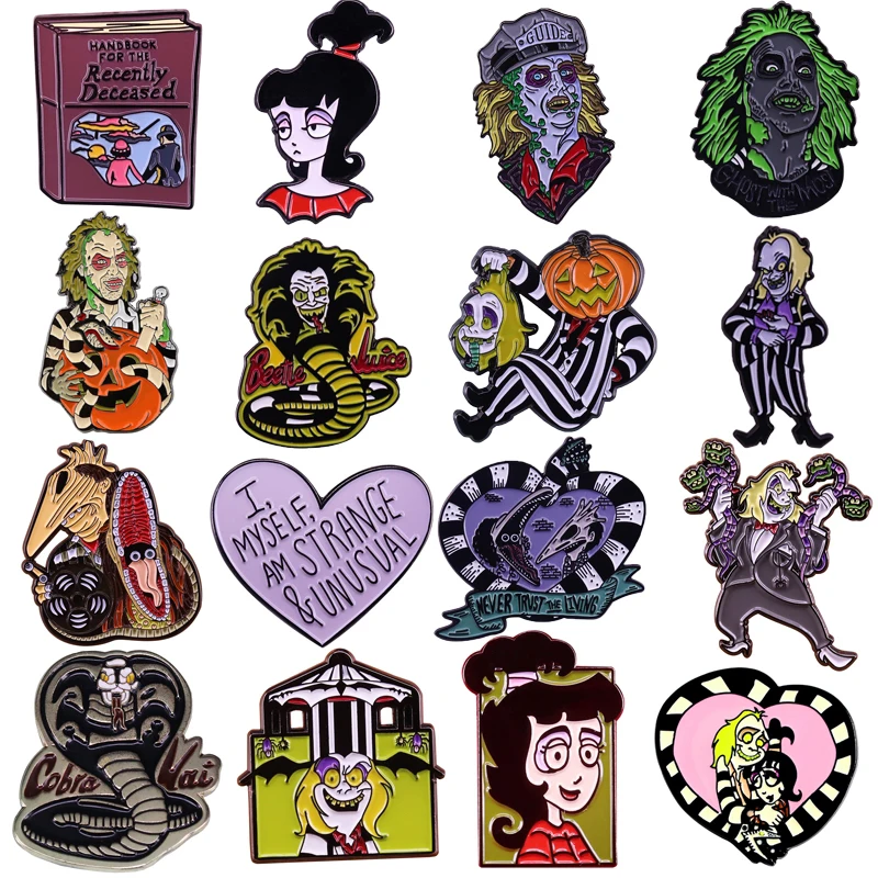 Homegaga Horror Movies Zinc Pride brooch and enamel pins metal fashion jewelry lapel pins Backpack badge accessories D3099