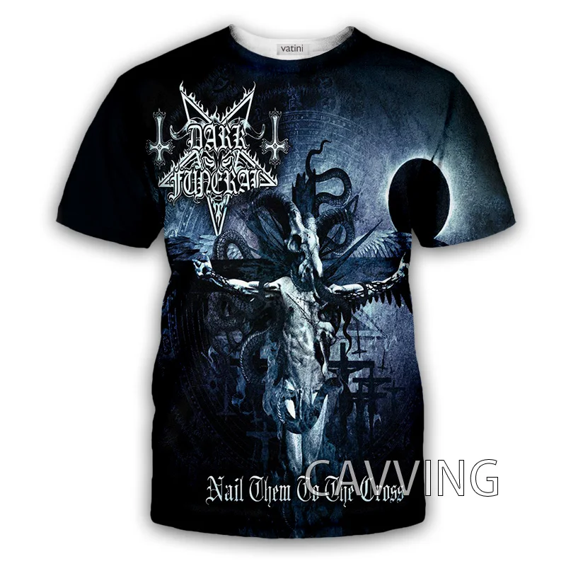 New Fashion Women/Men\'s 3D Print Dark Funeral Band Casual T-shirts Hip Hop Tshirts Harajuku Styles Tops Clothing
