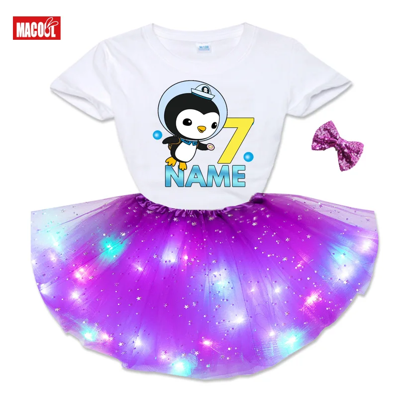 Girls Star Shining Dress Princess Summer Shining Dresses Toddler Dress Girl Tutu Teen Birthday Party Clothes Personalized Skirt