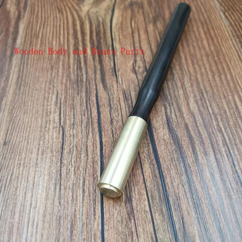 1PCS Handmade Blackwood + Metal Signature Pen Natural Color  wooden Pen For Business and School  as Luxury Gift