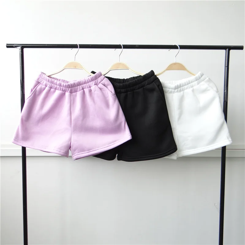 

Plus Size Summer New Sweet Shorts Loose Wide Leg Elastic Waist Women Drawstring 2021 Casual Shorts High Waist Ladies Sportswear