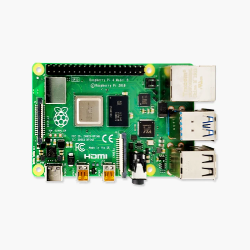 Official Original Raspberry Pi 4 Model B Dev Board Kit RAM 2G 4G 8G 4 Core CPU 1.5Ghz 3 Speeder Than Pi 3B+