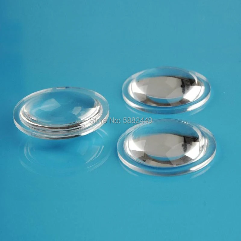 20pcs/lot High Power LED 16mm 18mm 19.5mm 23mm Convex Lens Optical Acrylic PMMA LED Lens