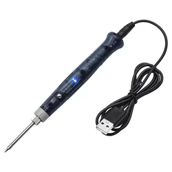 Portable USB Soldering Iron Professional Electric Heating Tools Rework With Indicator Light Handle Welding Gun BGA Repair Tool