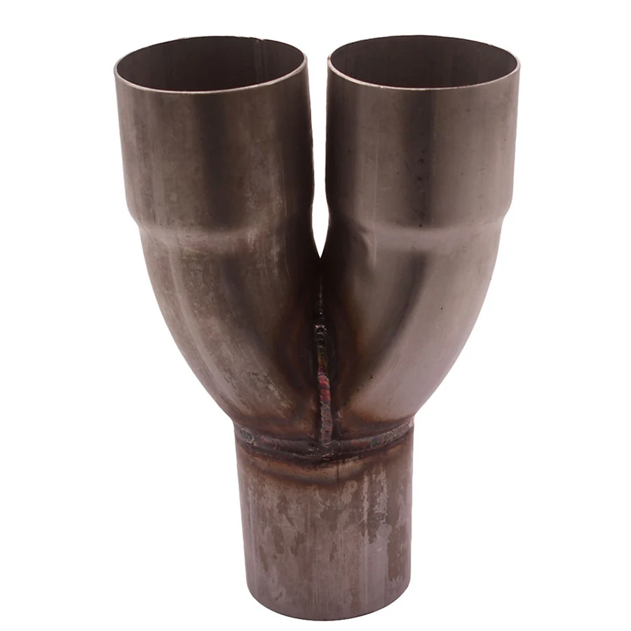 2-1 Exhaust Merge Collector Stainless Steel Dual 2.5\