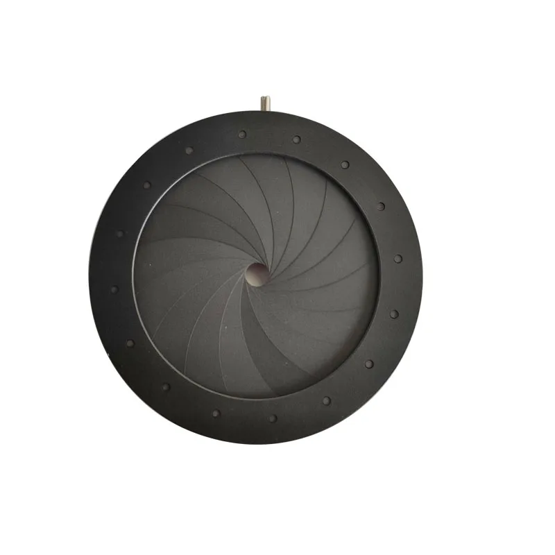 Diafragma Mecânico do Módulo Ótico do Microscópio da Câmera da Íris da Abertura 244 mm Peças Ajustável