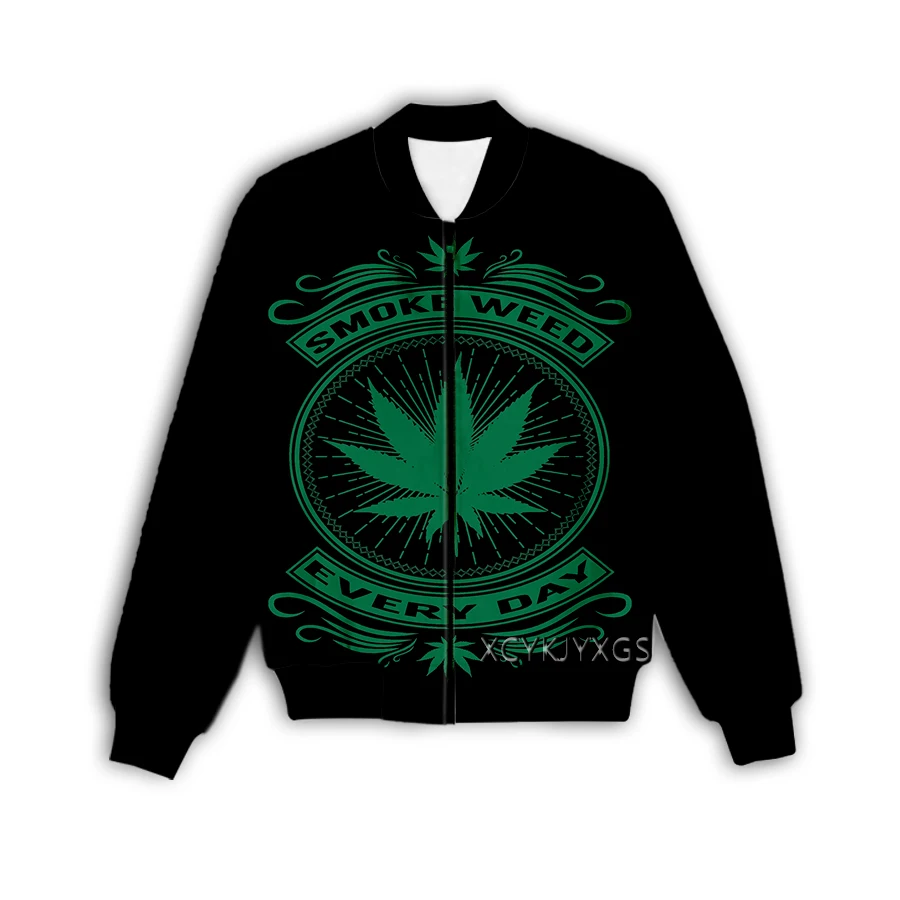 

Phechion 3D Printed Cannabis Leaf Art Casual Jacket Fashion Streetwear Men Loose Sporting Jacket & Coat M24