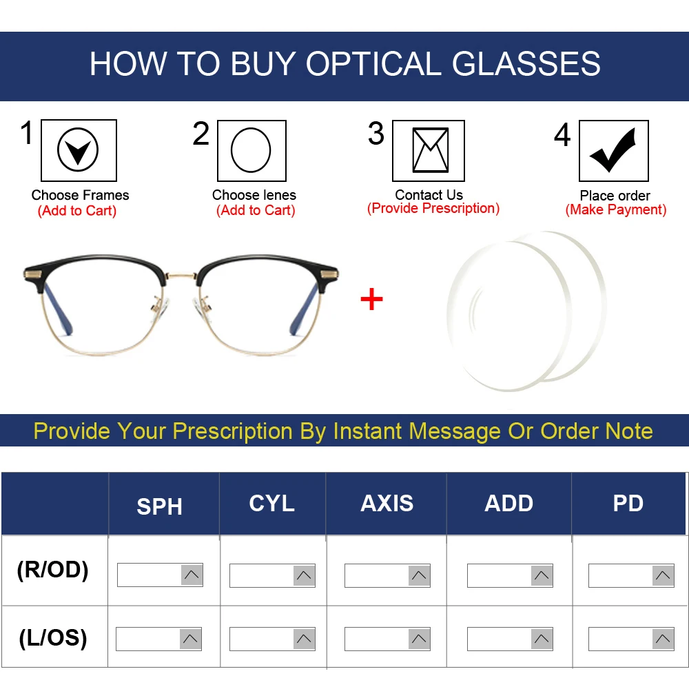 Peekaboo CR-39 resin anti blue light aspheric prescription glasses lenses clear myopia hyperopia lens 1.56 1.61 1.67 1.74