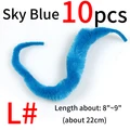 10 piezas azul cielo