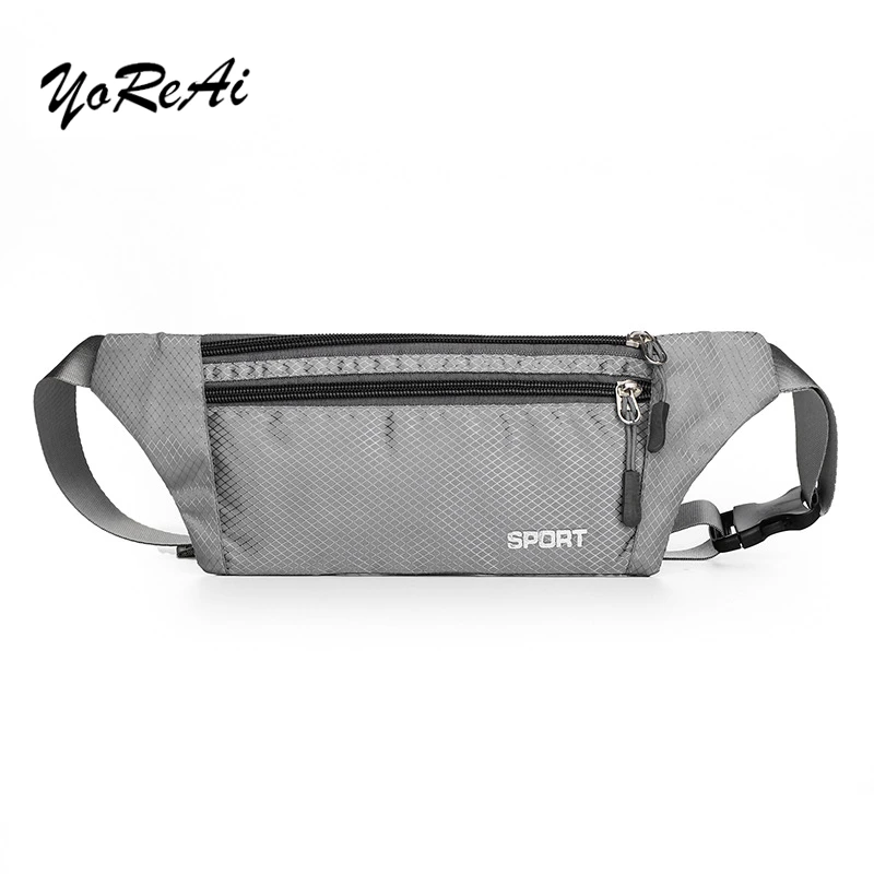 YoReAi wodoodporna nerka saszetka biodrowa mężczyźni pas na klatkę piersiową saszetki na pas torba na ramię wielokrotne użycie moda Hip Pack Travel saszetka do paska