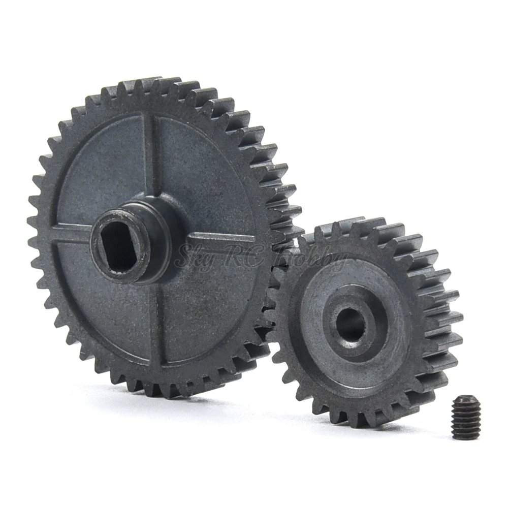 44T Reduction Gear + 27T Motor Gear Remote Control Car Part Fit for WLtoys 144001 1/14 1:14 Remote Control Car Spare Part