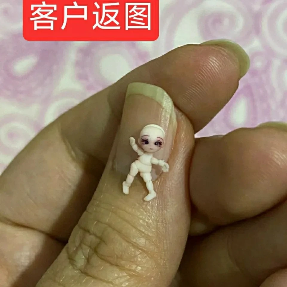 DIY home decoration 1cm miniature thumb doll bjd doll parts and finished products