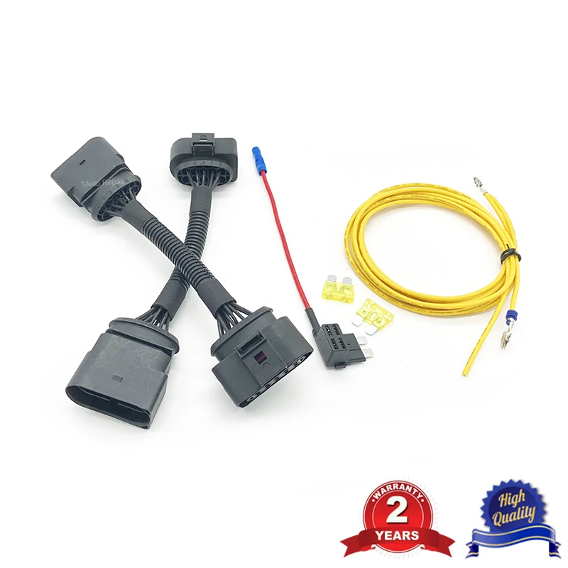 For VW Transporter T5 To T5.1 FaceLift Headlight Conversion Adaptor Wiring Harness Connector