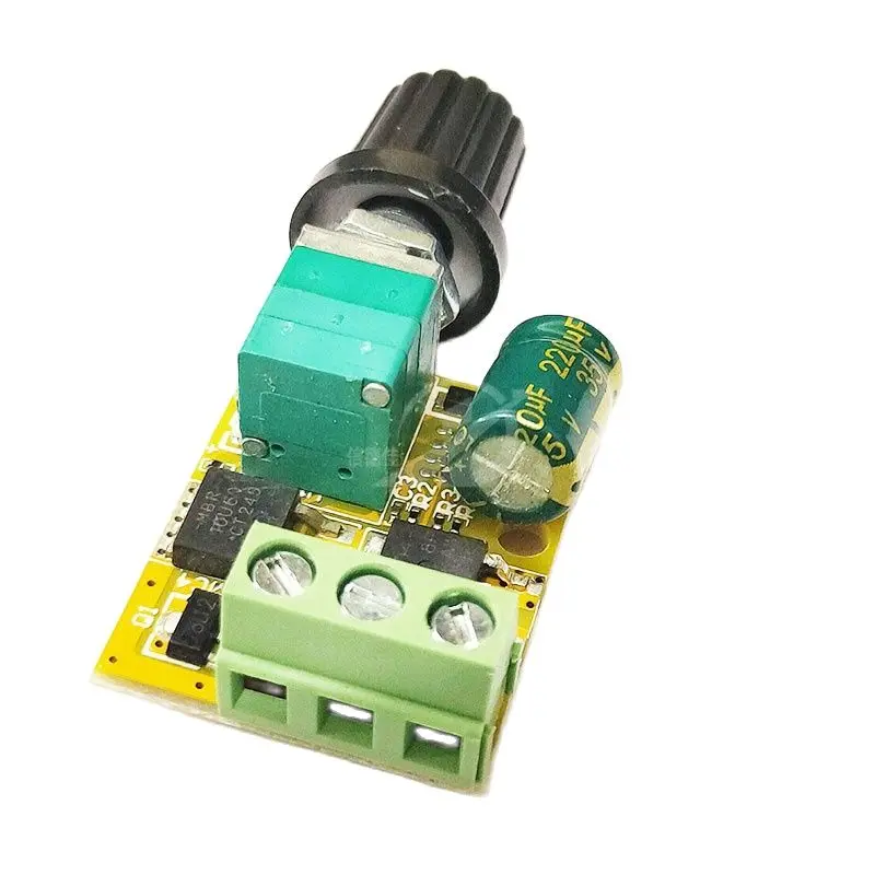 Mini PWM DC gebürstet motor speed controller 3V 5 12 24V speed control schalter Ultra-kleine LED dimmer 6