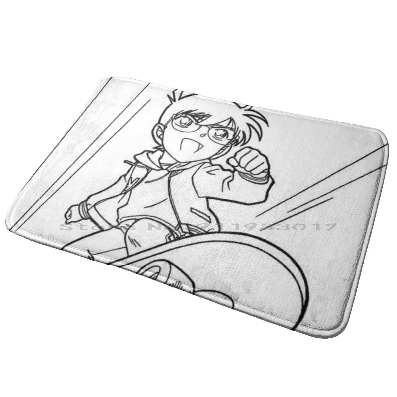 Detective Conan Entrance Door Mat Bath Mat Rug Rilakkuma Cutedesigns Anti-Slip Bedroom Kitchen Foot Mat Floor Carpet