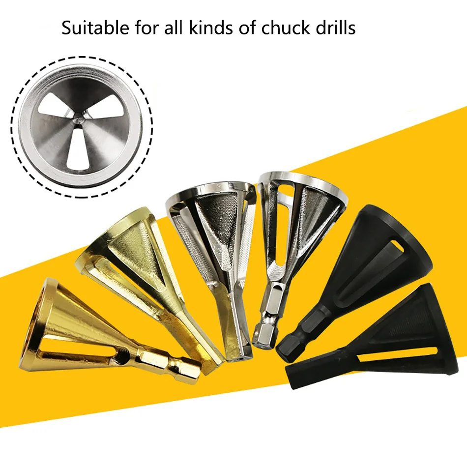 Silver Hex shank triangle handle deburring external chamfer tool Stainless Steel Remove Burr