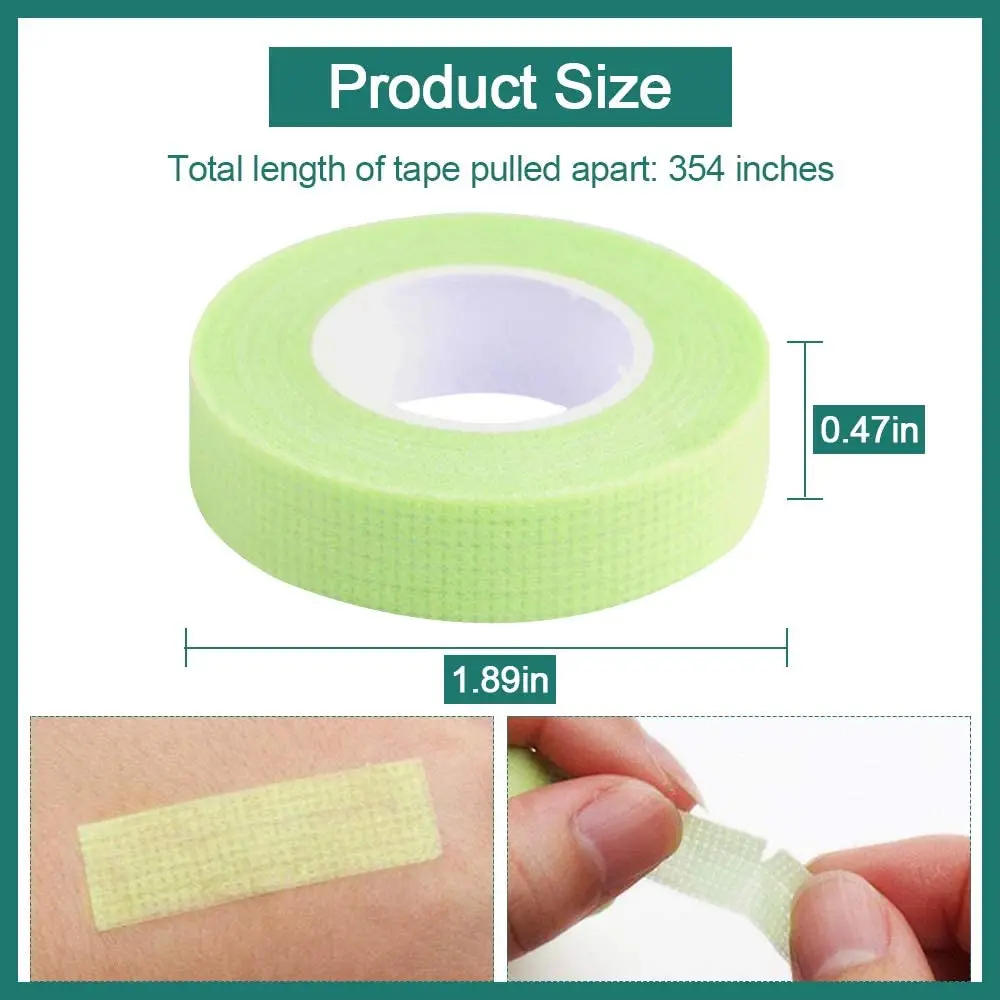 2/8/24 rolls Breathable Non-Woven Color Eyelash Micropore Silicone Tapes Eyelash Extensions Supplies Eyelash Patches Glue Tools