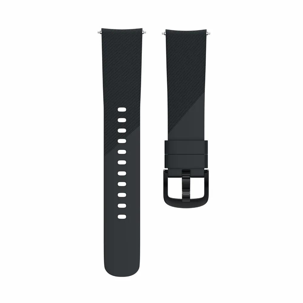 20mm alça de pulso de silicone para samsung gear esporte pulseira banda de relógio de silicone para engrenagem 20mm correias de relógio cinto pulseira