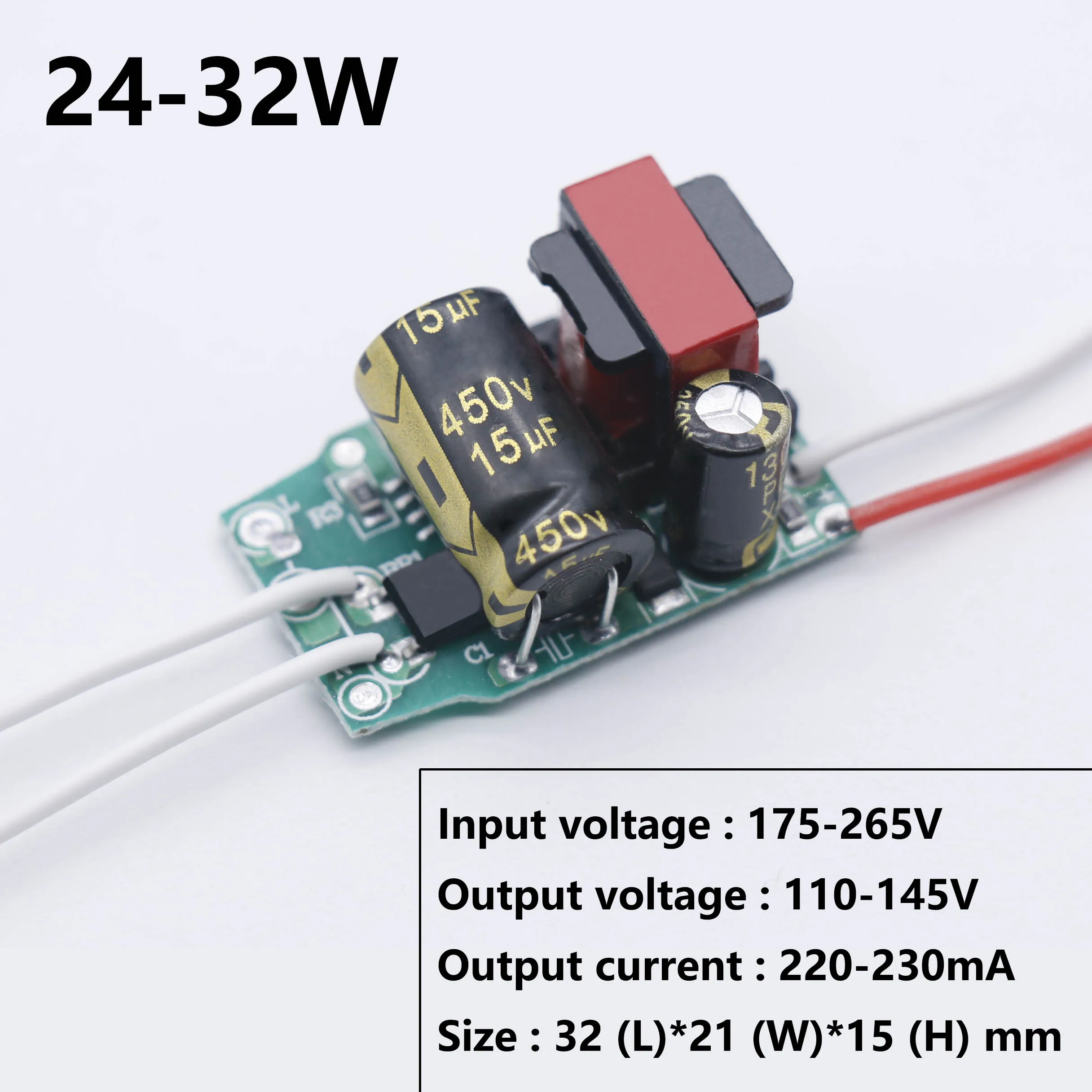 18W 24W 32W 40W LED Non-Isolated Driver 220mA 230mA LED Driver Power Supply AC80-180V Lighting Transformers For LED SMD Bulb