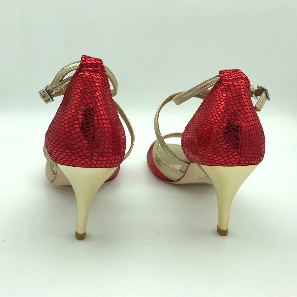 NEW Argentina Tango Dance Shoes  Party Shoes Wedding Shoes  leather outsole T623405RGL 9cm heel 7.5cm available shipping free