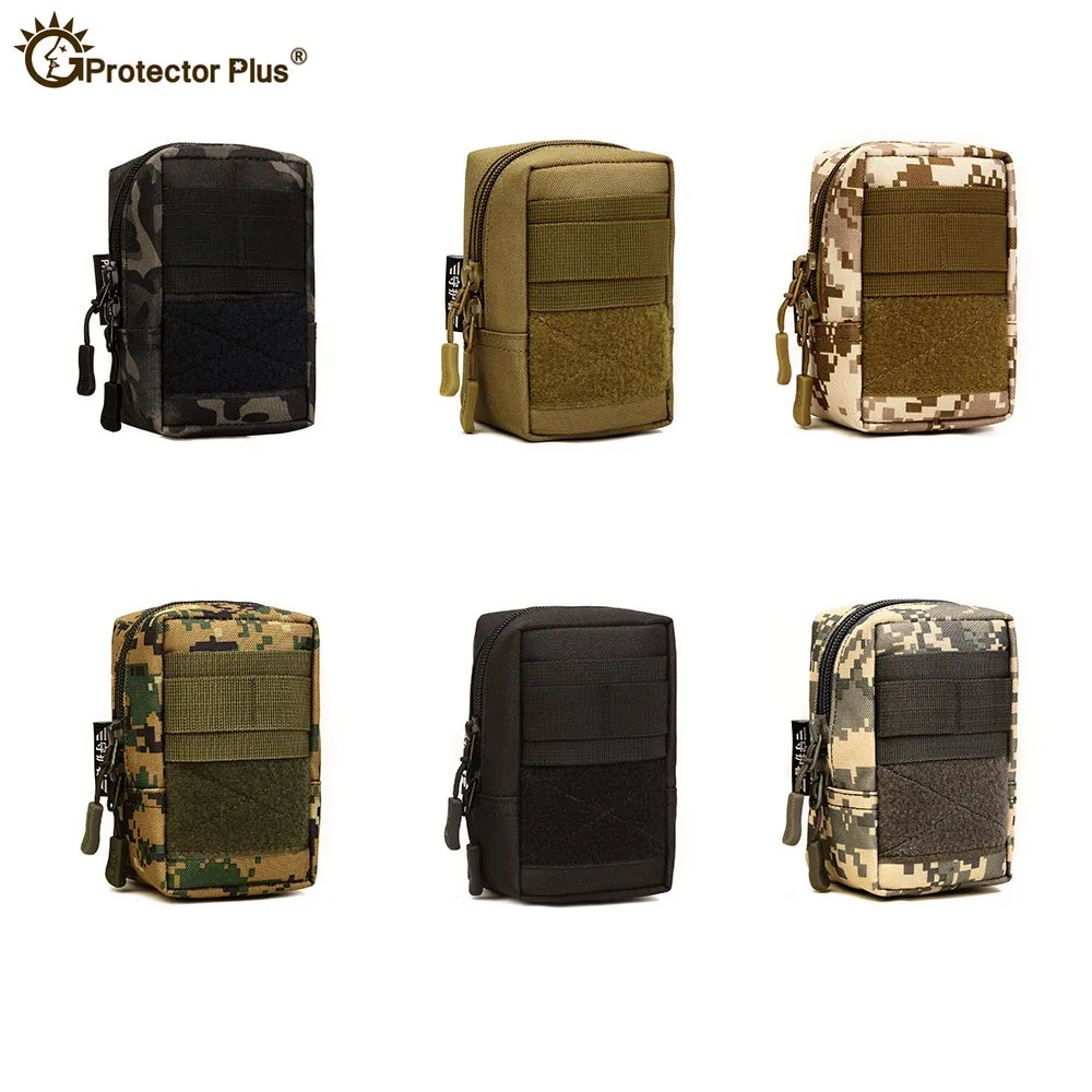 Tactical Nylon Waterproof Molle Pouch Mount Accessory Small Bag Camouflage Climbing Packs Outdoor Cycling Hiking Travel Bags