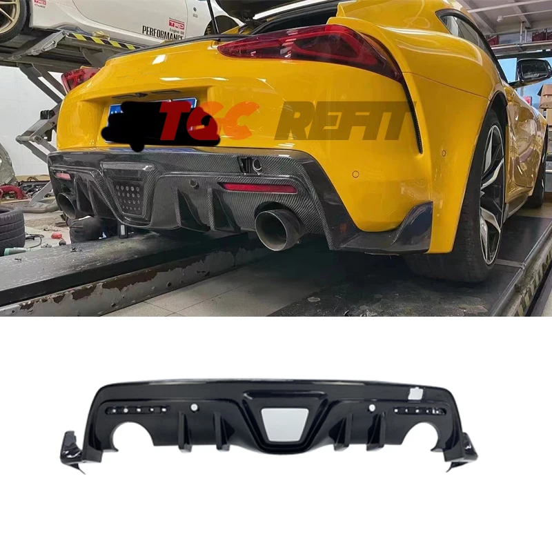 

Carbon Fiber Rear Diffuser For Toyota Gr Supra A90 A91 Mkv Replacement Diffuser Lip Body Kit High Quality Exterior Parts