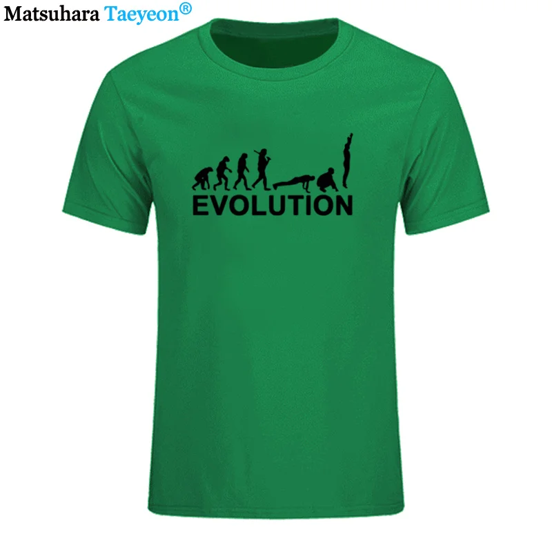 Father Husband Short Sleeve O Neck T Shirt Top Evolution Burpees Instructor Fitness T-Shirt Funny Birthday Gift For Men T Shirt