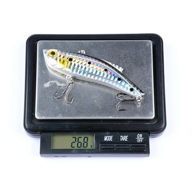 1Pcs VIB Winter Ice Sea Fishing Lures 9cm 26.5g Hard Crankbait Wobblers Artificial 5 Colors Trolling Carp Fishing Accessories