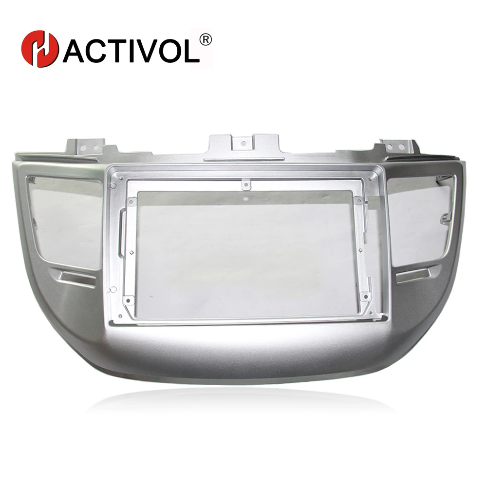 

HACTIVOL Car Radio face plate Frame for HYUNDAI IX35 Tucson 2015 Car DVD Player gps navi panel dash mount kit car products