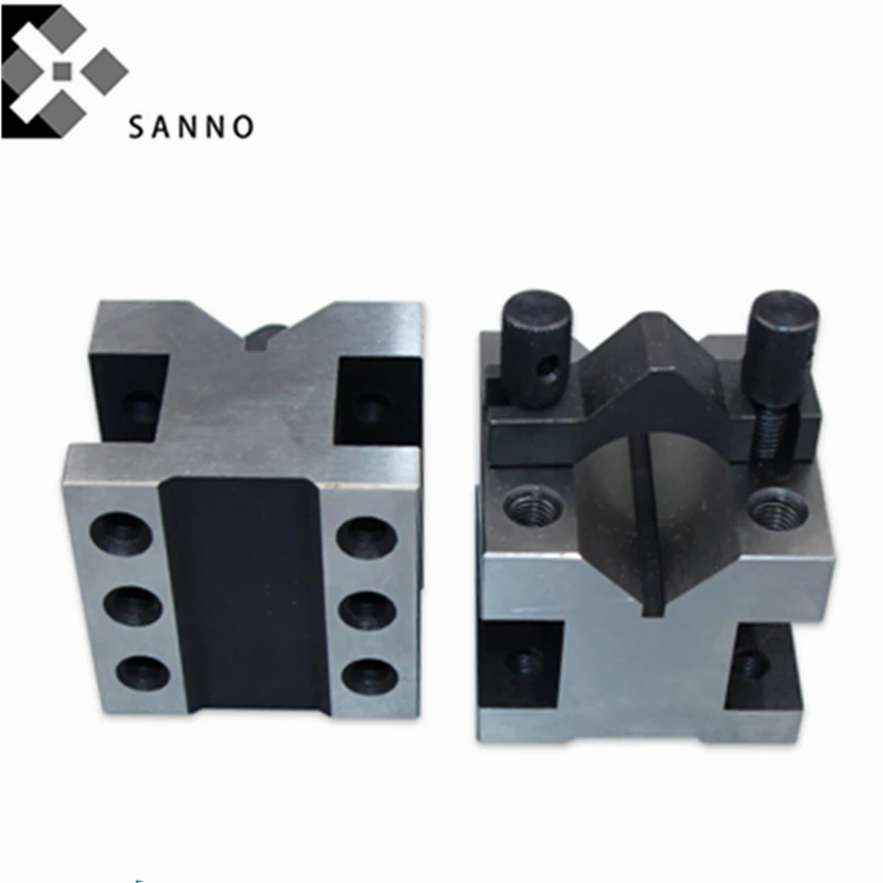 

V shape iron block with high precision 35x35 / 60x60 / 105x105 high quality steel piece V shaped frame measuring tool