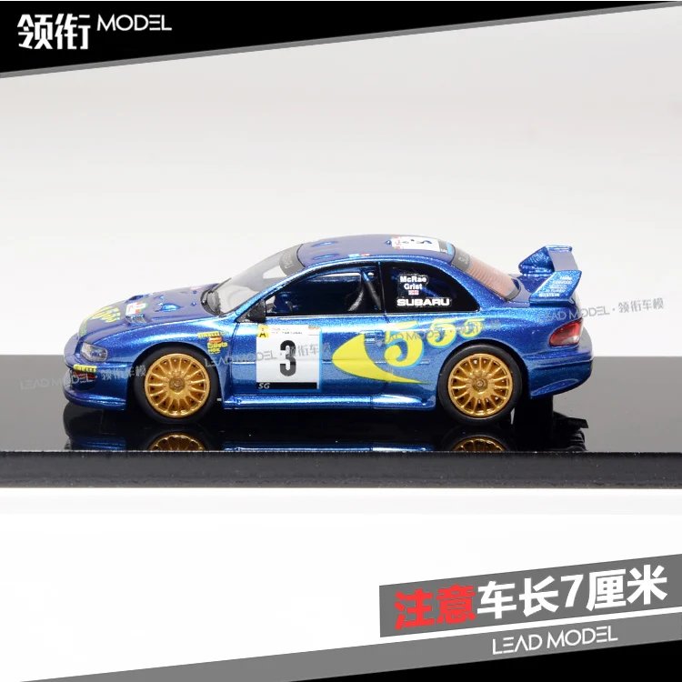 VIP 1/64  Impreza WRC S6 SRT #5 limited collection die cast resin car model ornaments